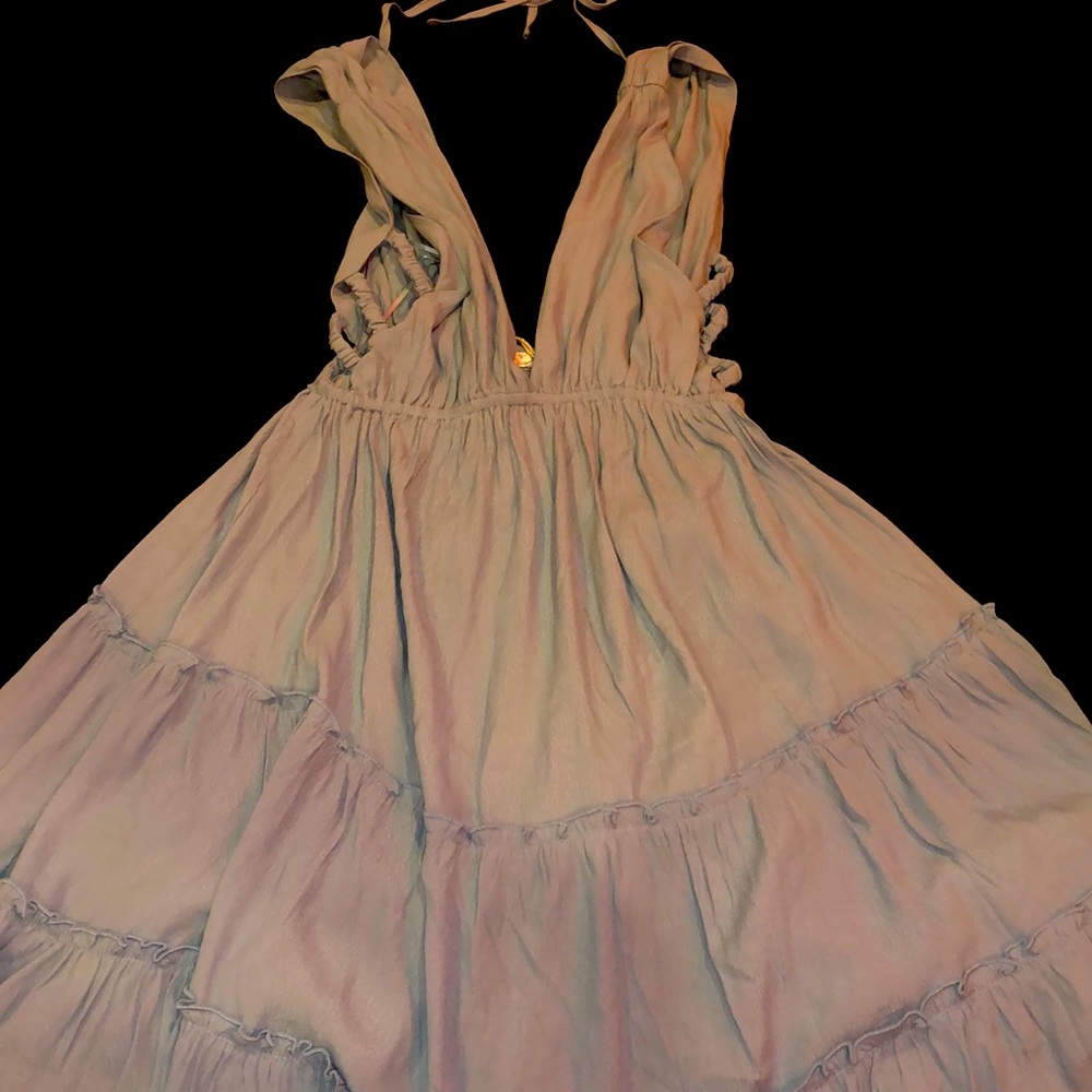 Dusty Blue Sundress